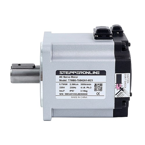 T7 Series EtherCAT 750W AC Servo Motor Kit 3000rpm 2.39Nm 23-Bit Encoder IP67 - T7-EC750H2A1-M23 | StepperOnline AU