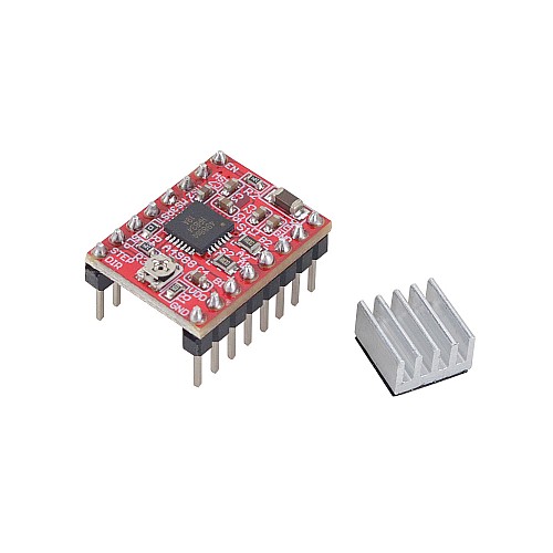 A4988 Stepper Motor Driver Module with Heat Sink for 3d Printer Reprap (Pack of 5 Pcs) - 5-A4988 | StepperOnline AU