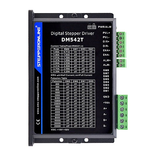 S Series 3 Axis CNC Router Kit 3.0Nm(425oz.in) Nema 23 Stepper Motor & Driver - 3-DM542T-S30 | StepperOnline AU