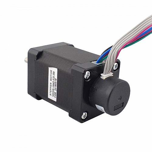 Nema 14 Closed Loop Stepper Motor 40Ncm(56.64oz.in) Encoder 300PPR - 14HS20-1504D-E22-300 | StepperOnline AU