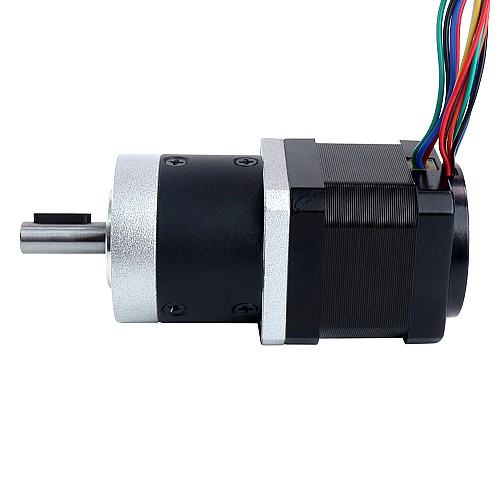 Nema 17 Stepper Motor with  Gearbox Gear Ratio 10:1 & Magnetic Encoder 1000PPR(4000CPR) - 17HS15-1684D-HG10-AR4 | StepperOnline AU