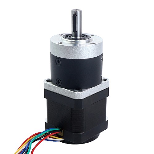 Nema 17 Stepper Motor with  Gearbox Gear Ratio 10:1 & Magnetic Encoder 1000PPR(4000CPR) - 17HS15-1684D-HG10-AR4 | StepperOnline AU