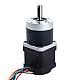 Nema 17 Stepper Motor with  Gearbox Gear Ratio 10:1 & Magnetic Encoder 1000PPR(4000CPR) - 17HS15-1684D-HG10-AR4 | StepperOnline AU