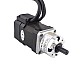 Nema 17 Closed-loop Geared Stepper L=48mm Gear Raio 5:1 Encoder 1000PPR(4000CPR) - 17HS19-1684D-PG5-E1000 | StepperOnline AU