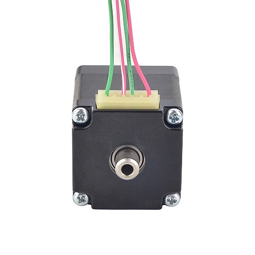 Dual Shaft Nema 11 Hollow Shaft Stepper Motor Bipolar 6Ncm(8.5oz.in) 1.0A 28x28x32mm - 11HS13-1004H | StepperOnline AU