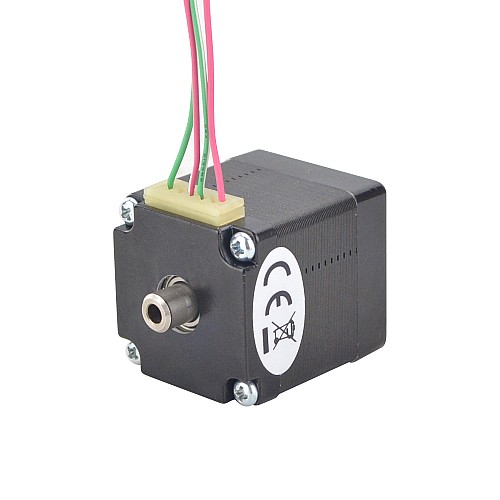 Dual Shaft Nema 11 Hollow Shaft Stepper Motor Bipolar 6Ncm(8.5oz.in) 1.0A 28x28x32mm - 11HS13-1004H | StepperOnline AU