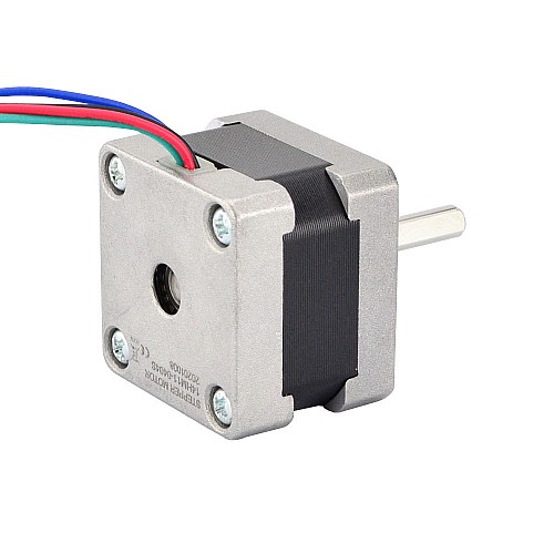 Nema 14 Bipolar 0.9deg 11Ncm(15.58oz.in) 0.4A 35x35x28mm 4 Wires - 14HM11-0404S | StepperOnline AU