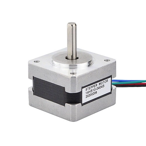 Nema 14 Bipolar 1.8deg 14Ncm(20oz.in) 0.4A 35x35x26mm 4 Wires - 14HS10-0404S | StepperOnline AU