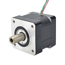 Dual Shaft Nema 14 Hollow Shaft Stepper Motor Bipolar 16Ncm(22.66oz.in) 1.25A 35x35x34.5mm