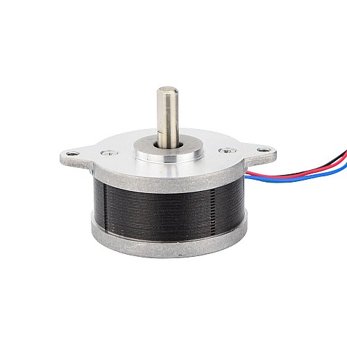 Round Nema 14 Bipolar 0.9deg 8Ncm(11.33oz.in) 0.65A Φ36x19.6mm 4 Wires - 14HR08-0654S | StepperOnline AU