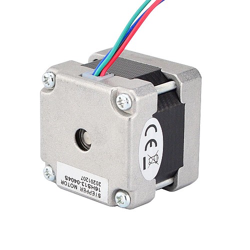 Nema 16 Bipolar 1.8deg 21Ncm(29.74oz.in) 0.4A 39x39x34mm 4 Wires - 16HS13-0404S | StepperOnline AU