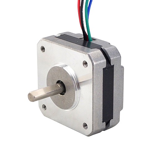 Nema 17 Bipolar Stepper Motor 1.8deg 16Ncm(22.66oz.in) 1A Extruder Motor 42x42x20mm 4 Wires - 17HS08-1004S | StepperOnline AU