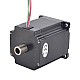 Dual Shaft Nema 23 Hollow Shaft Stepper Motor Bipolar 1.45Nm(205.38oz.in) 2.0A 57x57x65mm - 23HS26-2004H | StepperOnline AU