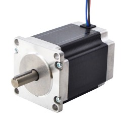 Nema 23 Stepper Motor 1.9Nm(269oz.in) with 9mm Shaft for NmRV30 Worm Gear Speed Reducer