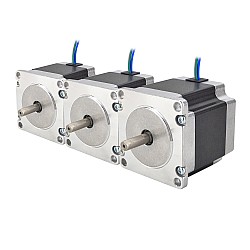 3pcs E Series Nema 23 Stepper Motor Bipolar 1.8deg 1.26Nm(178.4oz.in) 2.8A 57x57x56mm 4 Wires