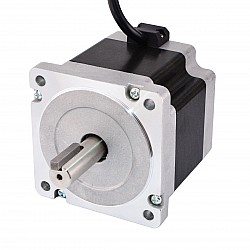 Keyway Dual Shaft Nema 34 CNC Stepper Motor 4.5Nm(637.25oz.in) 5.5A 86x86x80mm