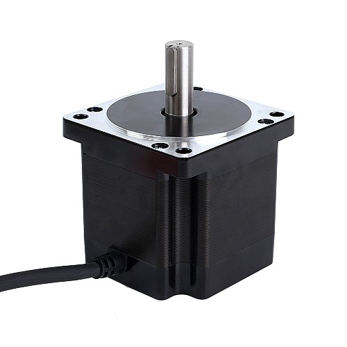 E Series Nema 34 Stepper Motor Bipolar 1.8deg 4.8Nm(679.74oz.in) 6.0A 86x86x80mm 4 Wires - 34HE31-6004S | StepperOnline AU