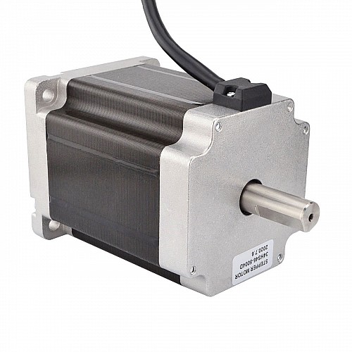 Dual Shaft Nema 34 CNC Stepper Motor 8.5Nm(1204oz.in) 5A 86x86x114mm - 34HS46-5004D | StepperOnline AU