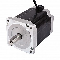 Keyway Dual Shaft Nema 34 CNC Stepper Motor 8.5Nm(1204oz.in) 5A 86x86x114mm