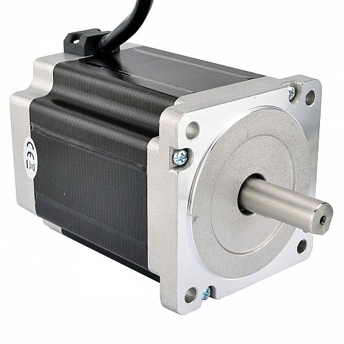 Dual Shaft Nema 34 CNC Stepper Motor 8.5Nm(1204oz.in) 5A 86x86x114mm - 34HS46-5004D | StepperOnline AU