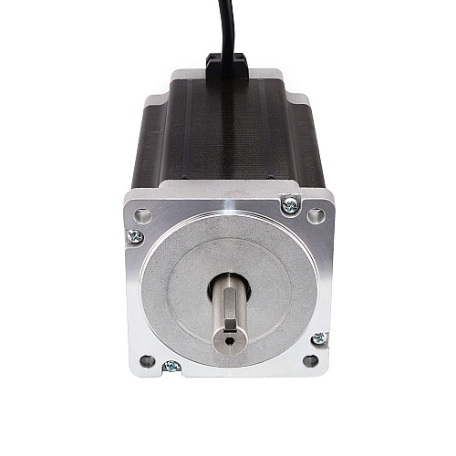 Keyway Dual Shaft Nema 34 Stepper Motor 13Nm(1841oz.in) 5A 86x86x150mm - 34HS59-5004D | StepperOnline AU