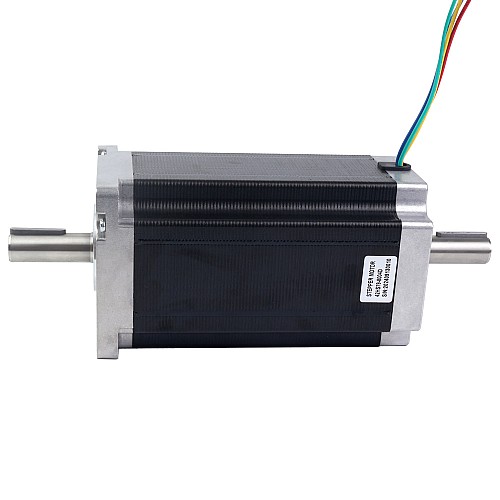 Dual Shaft Nema 42 CNC Stepper Motor 30Nm(4248oz.in) 8A 110x110x201mm 4 Wires - 42HS79-8004D | StepperOnline AU