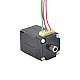 Dual Shaft Nema 8 Hollow Shaft Stepper Motor Bipolar 1.5Ncm(2.12oz.in) 0.49A 20x20x27mm - 8HS12-0494H | StepperOnline AU