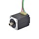 Dual Shaft Nema 8 Hollow Shaft Stepper Motor Bipolar 1.5Ncm(2.12oz.in) 0.49A 20x20x27mm - 8HS12-0494H | StepperOnline AU