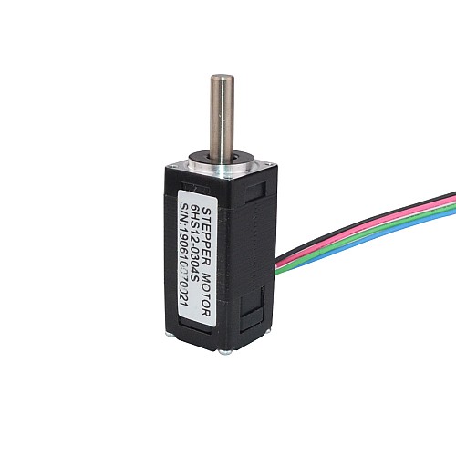 Nema 6 Bipolar 1.8deg 0.58Ncm(0.82oz.in) 0.3A 14x14x30mm 4 Wires - 6HS12-0304S | StepperOnline AU