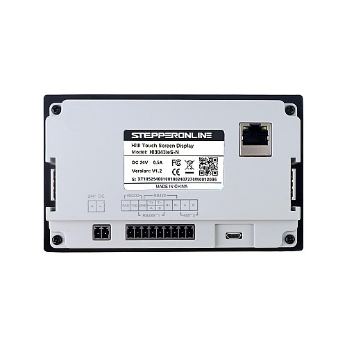 4.3 480x272px RS-485 Serial port 128MB/FLASH 64MB/Memory HMI Touch Screen LED Display - HI3043ieS-N | StepperOnline AU