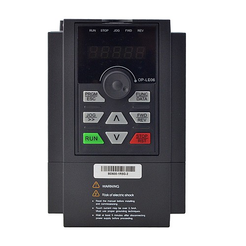 BD600 Series VFD 2HP 1.5KW 7.0A Single/Three Phase 220V Variable Frequency Drive - BD600-1R5G-2 | StepperOnline AU